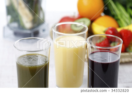 Smoothie Acai Juice Green Smoothie Vegetable Juice 34332820
