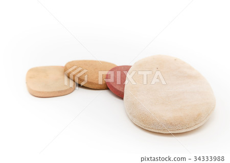 Used makeup puff Used makeup puff 34333988