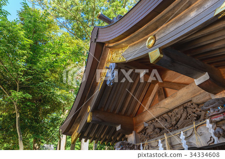 Scenery of the grounds of Shirayama Hiba Shrine Scenery of the grounds of Shirayama Hiba Shrine 34334608