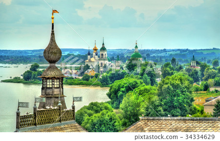 View of Spaso-Yakovlevsky Monastery in Rostov, the 34334629