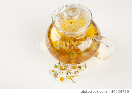 Cup of chamomile tea Cup of chamomile tea 34334759