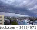 Rain cloud front 34334971