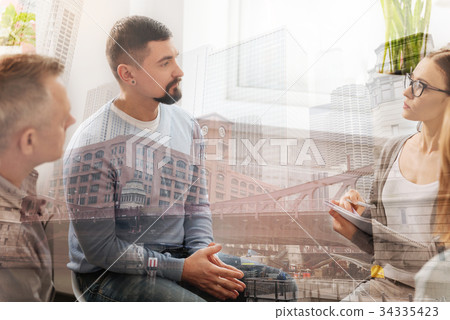 Professional woman conducting a psychological 34335423