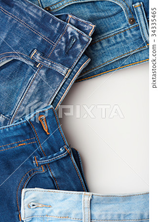 Round border from jeans Round border from jeans 34335465