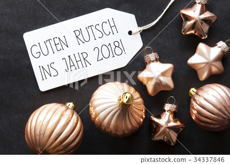 Christmas Balls, Guten Rutsch 2018 Means New Year 34337846