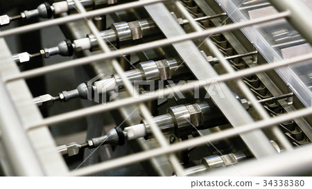 Food factory automated robotic production line Food factory automated robotic production line 34338380
