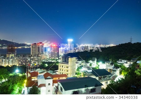 台北河邊夜景 34340338