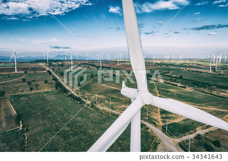 Wind Turbine, Wind Energy Concept. 34341643