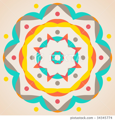 Abstract round design Abstract round design 34345774