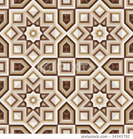 Floor tiles - vector illustration 34345782