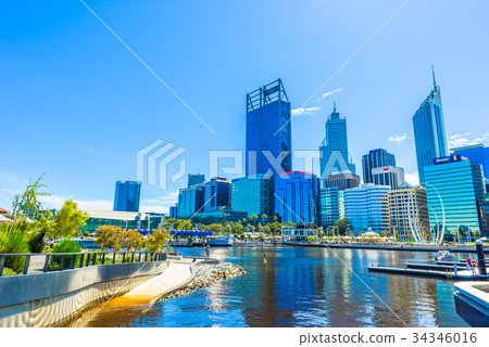 珀斯，澳大利亞都市風景 34346016