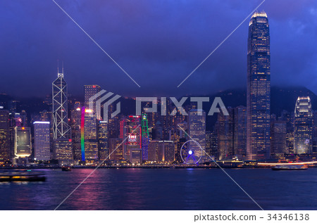 [香港夜景]香港中環暮光之城 34346138