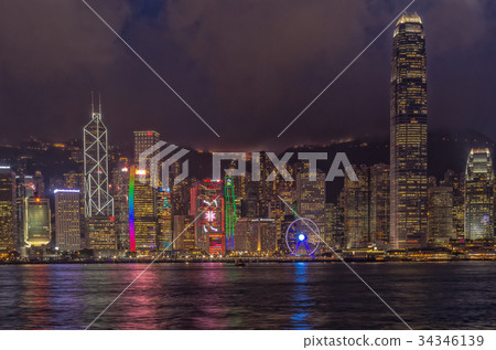 [香港夜景]香港中環 34346139