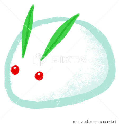 Japanese traditional culture Snow rabbit - Stock Illustration [34347181 ...