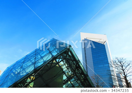 川口縣川口市的川口站西口的景觀 34347235