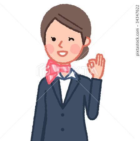 Suit & Scarf Woman Diagonal OK Suit & Scarf Woman Diagonal OK 34347622