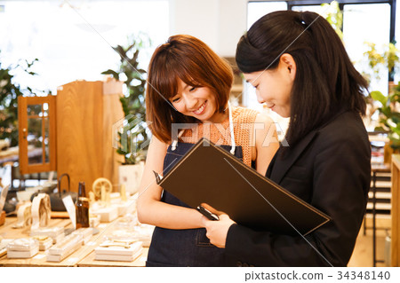 Clerk Salesperson Women Manager Sundries Select shop Photography Cooperation: TENOHA DAIKANYAM 34348140