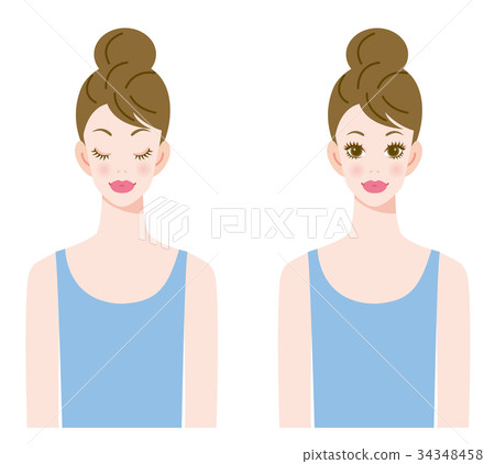 女人的臉材料 34348458