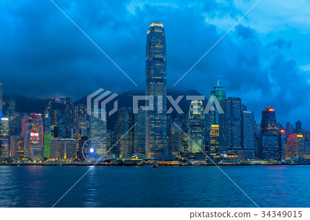 [Hong Kong night view] Hong Kong Hong Kong Island Central 34349015