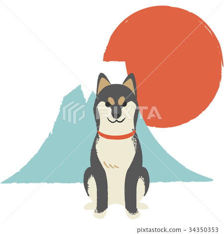 新年材料，Shiba Inu 34350353