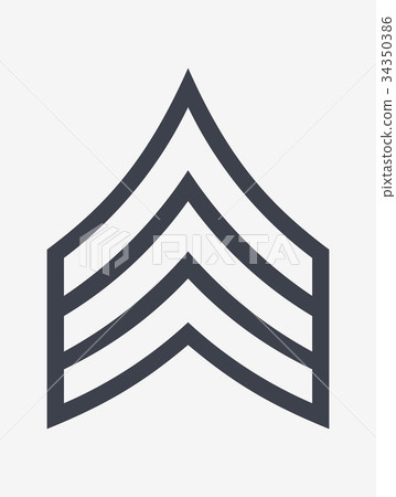 Military Ranks and Insignia. Stripes and Chevrons 34350386
