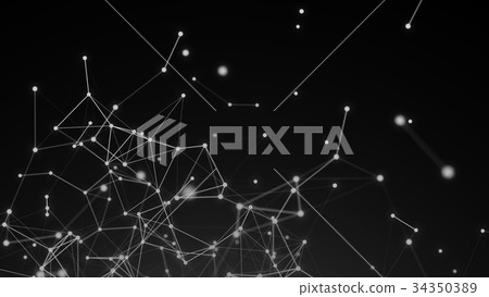 Abstract connection dots. Technology background 34350389