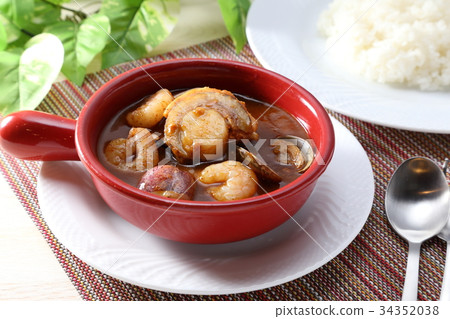 seafood curry 34352038