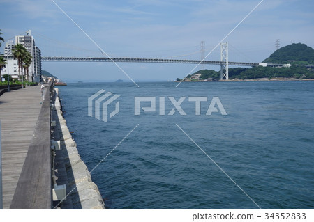 急流“瀨戶隼人”關門海峽關門大橋 急流“瀨戶隼人”關門海峽關門大橋 34352833