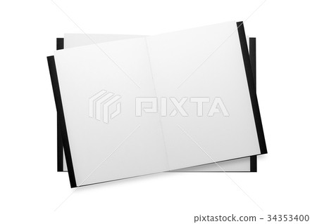 Sketch book on white background. Sketch book on white background. 34353400