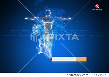 Smoking kills human body 34354564