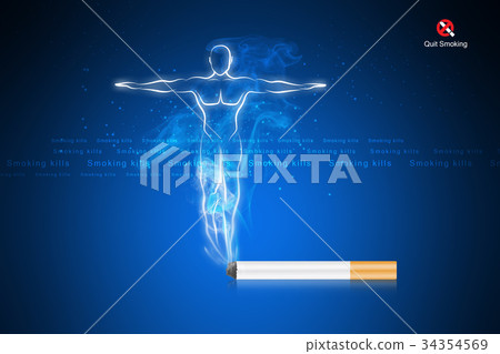 Smoking kills human body 34354569