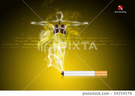 Smoking kills human body 34354579