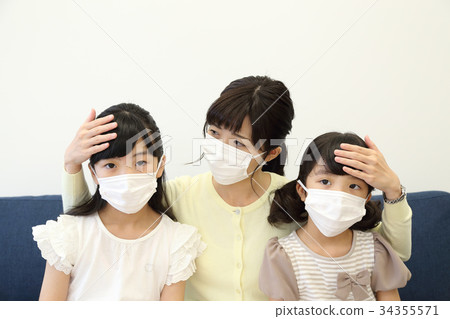 姐妹和母親的面具 34355571