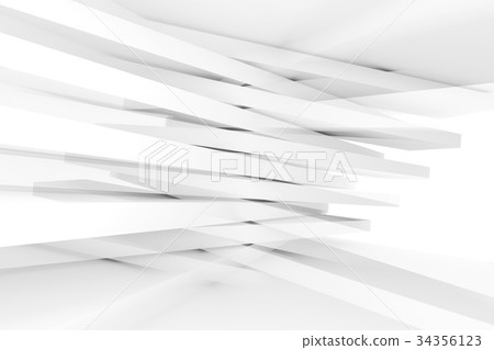 Intersected stripe beams, 3d render 34356123