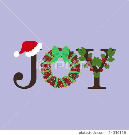 Christmas joy illustration Christmas joy illustration 34356156