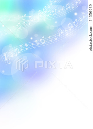 音樂形象（藍色） 34356989