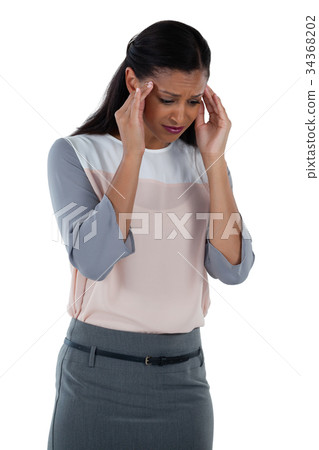 Businesswoman having an headache Businesswoman having an headache 34368202