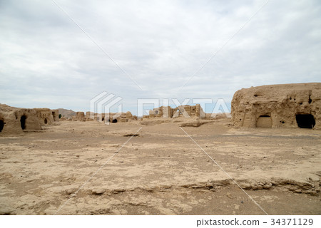 Ancient civilization ruins 34371129