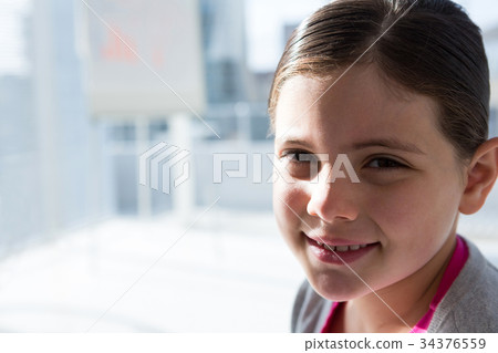 Portrait of smiling businesswoman at office 34376559