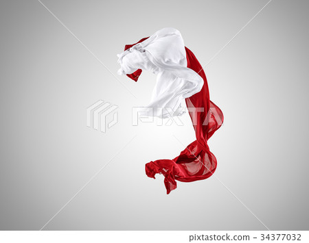 Smooth elegant transparent red and white cloth Smooth elegant transparent red and white cloth 34377032