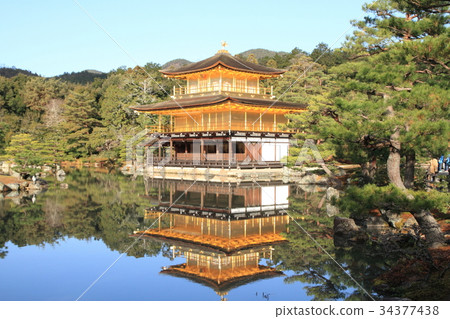 金閣寺和米拉科池塘 金閣寺和米拉科池塘 34377438