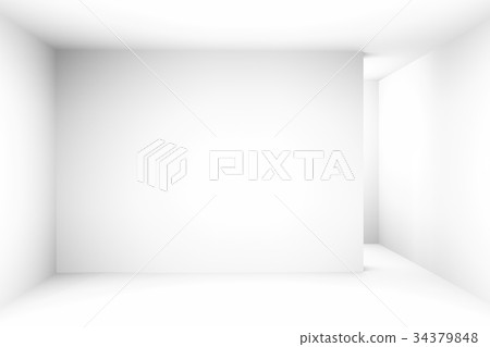 Abstract white simple empty room highlights future - Stock Illustration ...