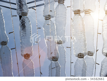 plastic water bottle decoration 34382661