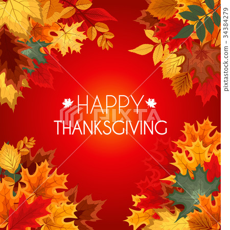 Abstract Vector Illustration Autumn Happy Abstract Vector Illustration Autumn Happy 34384279