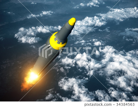 Launch Of North Korean Ballistic Missile 34384563