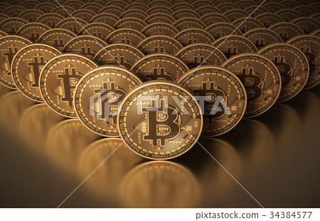 Many Gold Virtual Coins Bitcoins 34384577