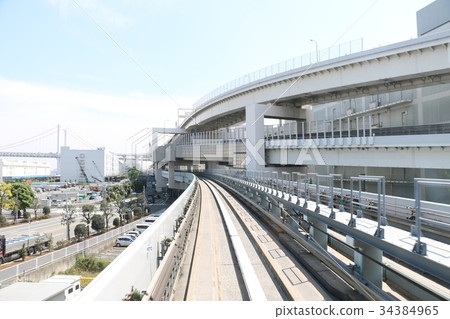 Yurikamome Front view Shibaura-futo Yurikamome Front view Shibaura-futo 34384965