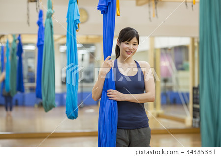 Aerial yoga image 34385331