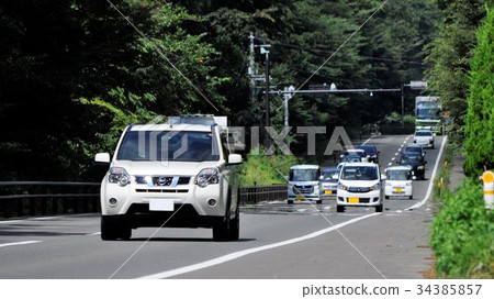 Transportation image Car running on a national road Transportation image Car running on a national road 34385857