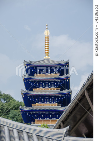 Five-storied pagoda in the 33rd, 32nd, 24th place of the West Country, Nakayama Temple 34386253